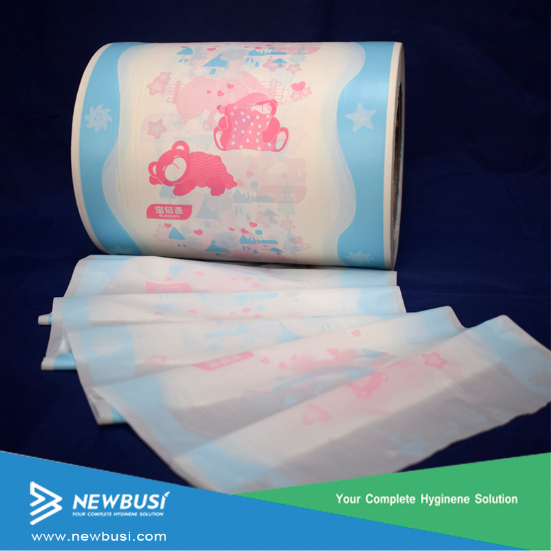 Breathable partial Laminated Film for diaper making